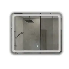 JOYTEK - Espejo Led 90x70cm Rectangular con Líneas