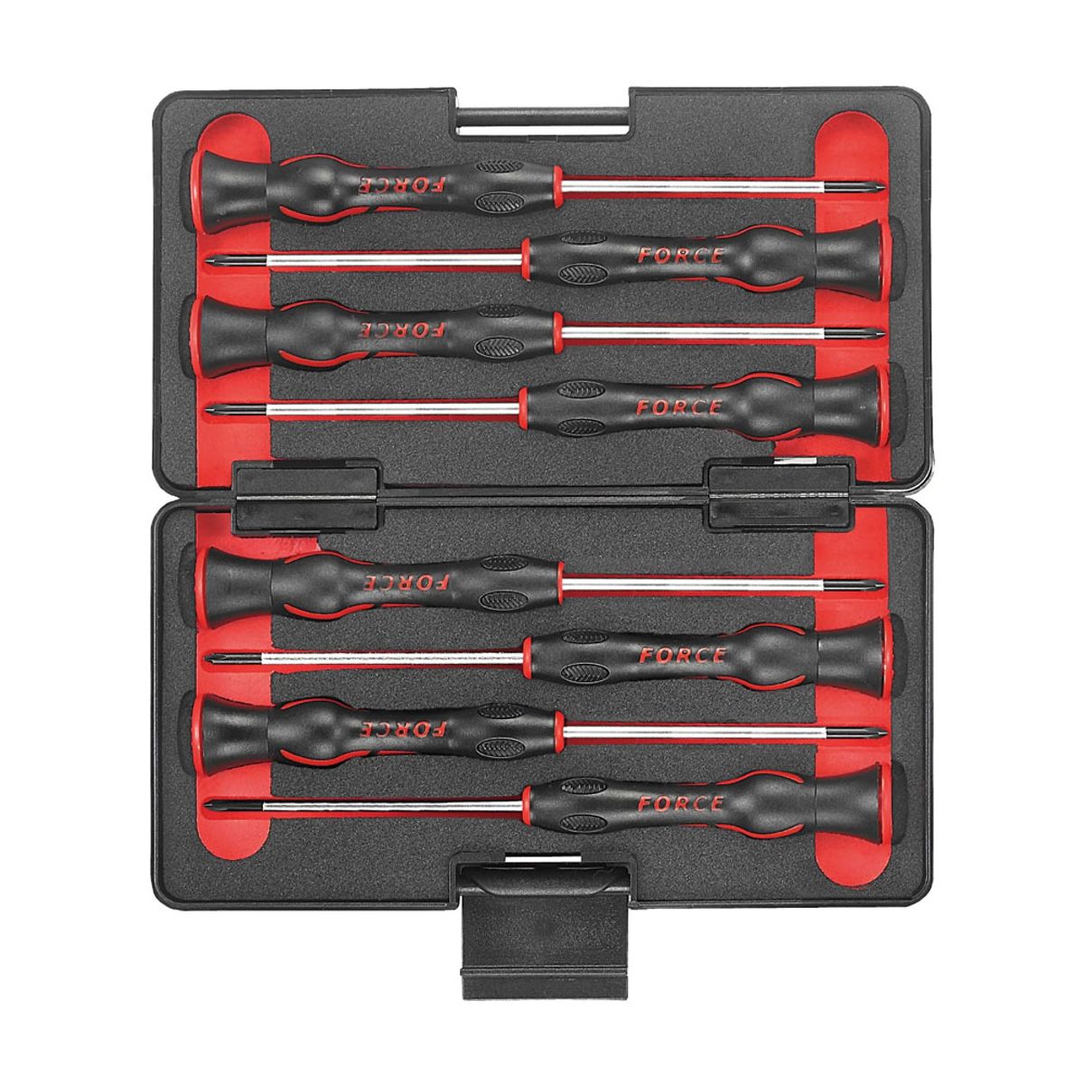 FORCE - Juego de Destornilladores de Precisión Force - 8 Piezas
