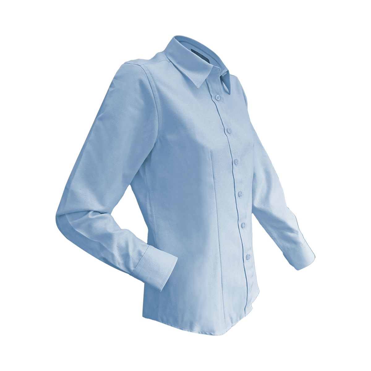INDUSBORD - Blusa Oxford Mujer Premium Manga Larga Uv Indusbord®