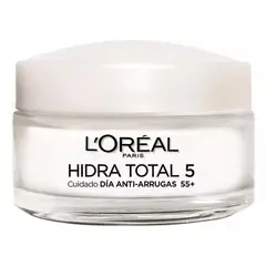 LOREAL PARIS - Loreal Crema facial dia hidratante total 5 anti-arrugas 55+ 50ml.