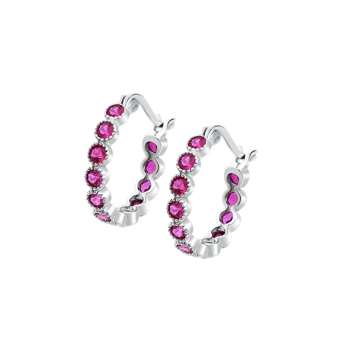 LOTUS SILVER - Aros LP3561-4/3 Lotus Silver Mujer Leros