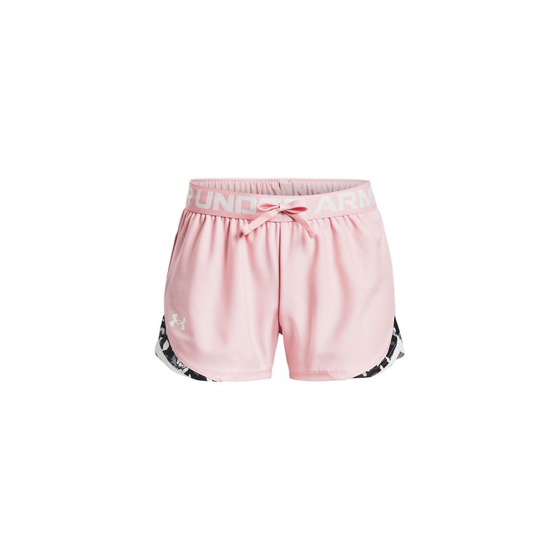 UNDER ARMOUR - Short Niña Play Up Tri Clr Shrt Rosa UNDER ARMOUR