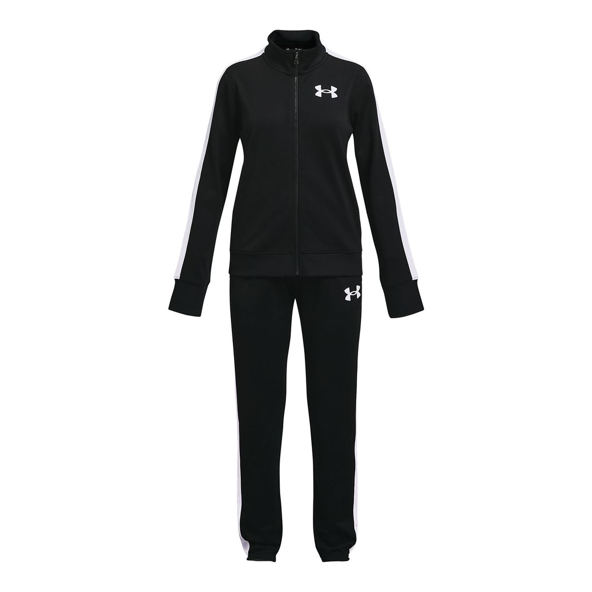 UNDER ARMOUR - Conjunto Buzo Niña Em Knit Trck Suit Negro UNDER ARMOUR