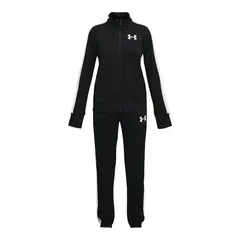 UNDER ARMOUR - Conjunto Buzo Niña Em Knit Trck Suit Negro