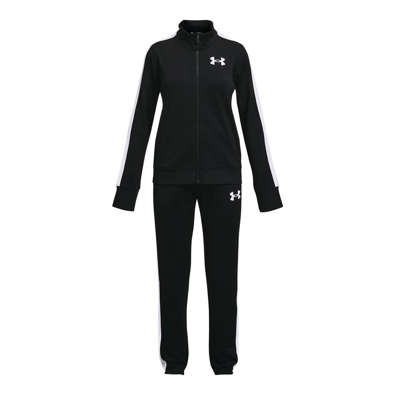 UNDER ARMOUR - Conjunto Buzo Niña Em Knit Trck Suit Negro UNDER ARMOUR