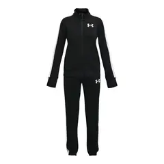 UNDER ARMOUR - Conjunto Buzo Niña Em Knit Trck Suit Negro