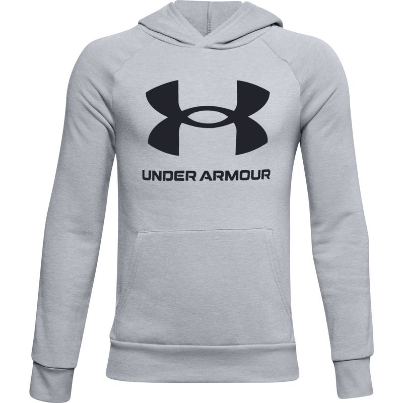 UNDER ARMOUR - Polerón UA Rival Fleece para niño Gris UNDER ARMOUR