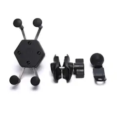 GENERICO - Soporte de teléfono de moto con cargador 5V universal