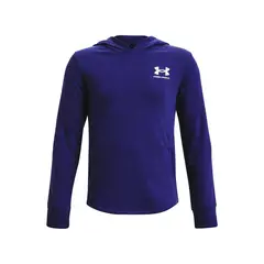 UNDER ARMOUR - Polerón UA Rival Terry para niño Azul