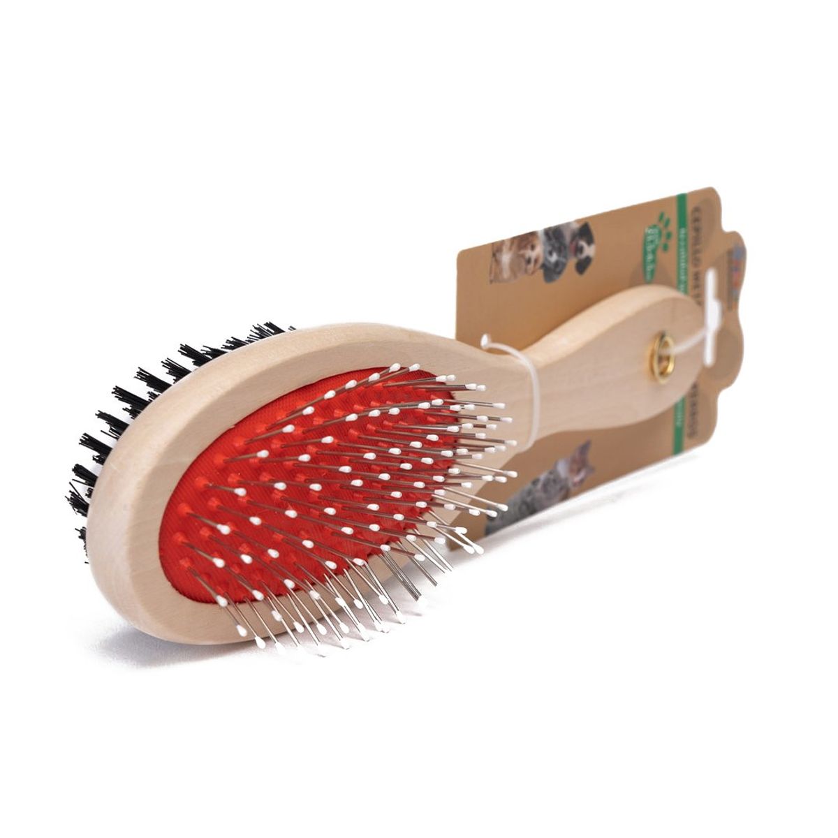 CHINITOWN - Cepillo Doble Cara para Mascotas 23 cm Chinitown