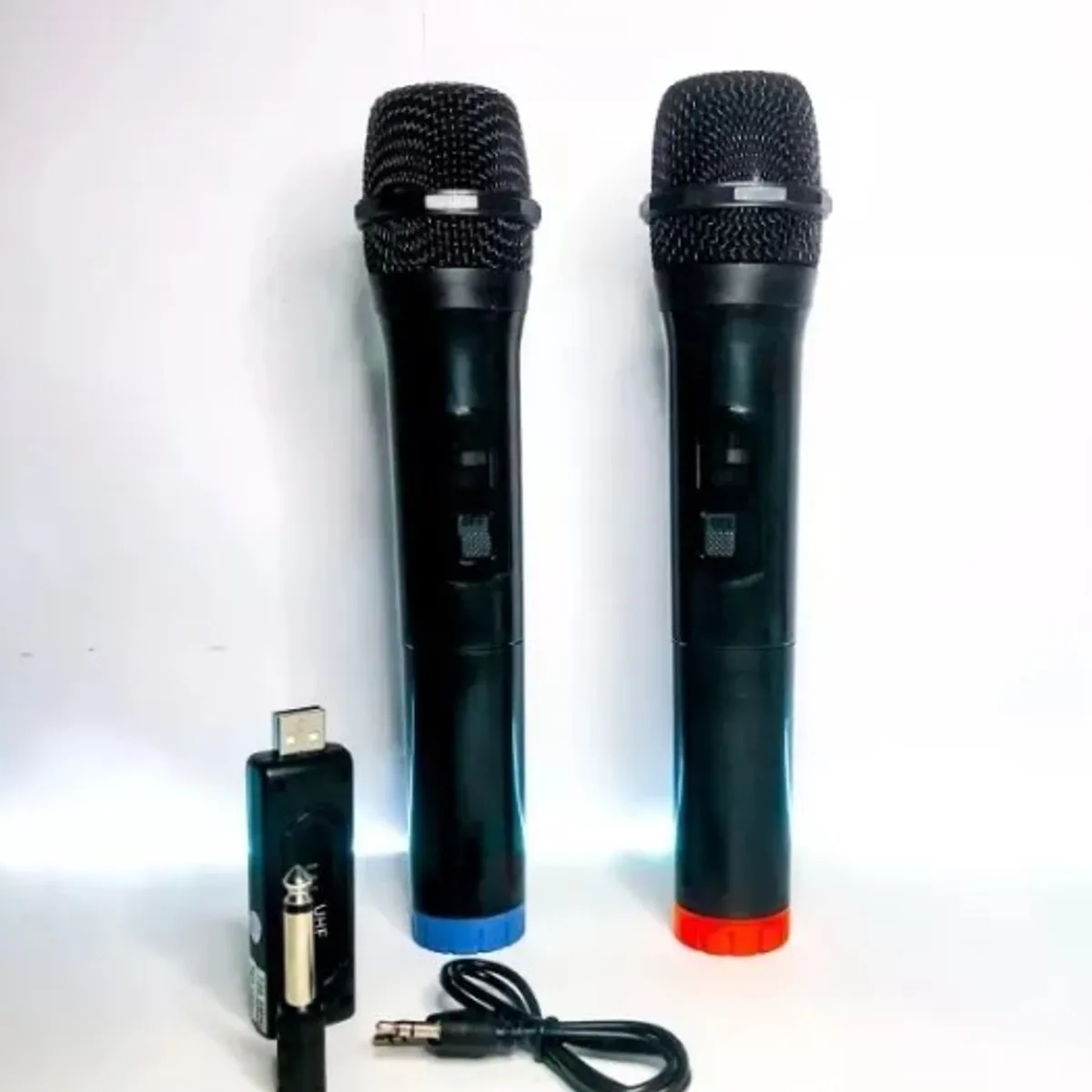 GENERICO - 2 Microfono Karaoke Par De Micrófono Inalámbrico Vmic-v16u-2