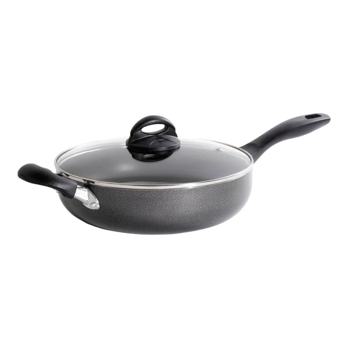 OSTER - Sartén Wok con tapa y manilla antiadherente 26 cm Oster