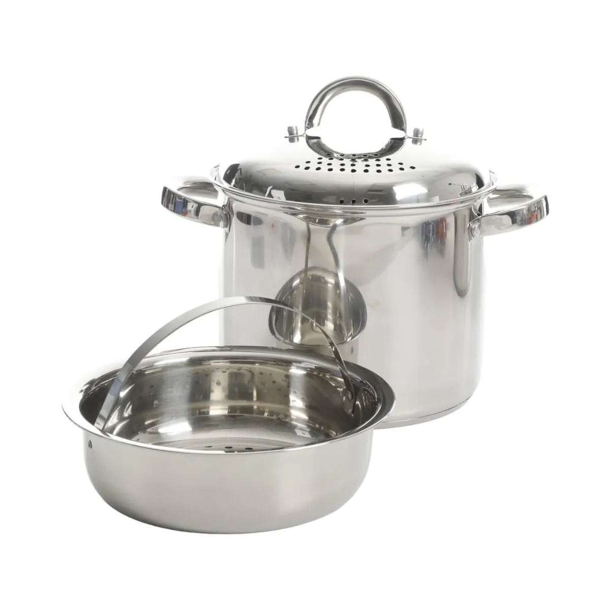 OSTER - Olla para pasta c/ colador y vaporera acero inoxidable Oster