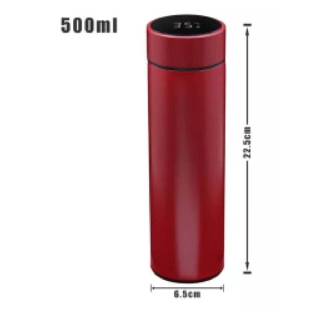 GENERICO - Termo Portatil Bebida Caliente Fria Con Pantalla 500ml