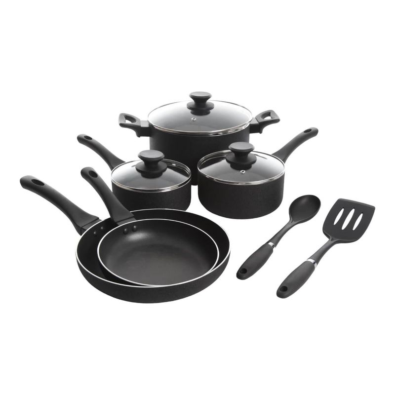 OSTER - Batería De Cocina Aluminio Ashford 10 Piezas Oster