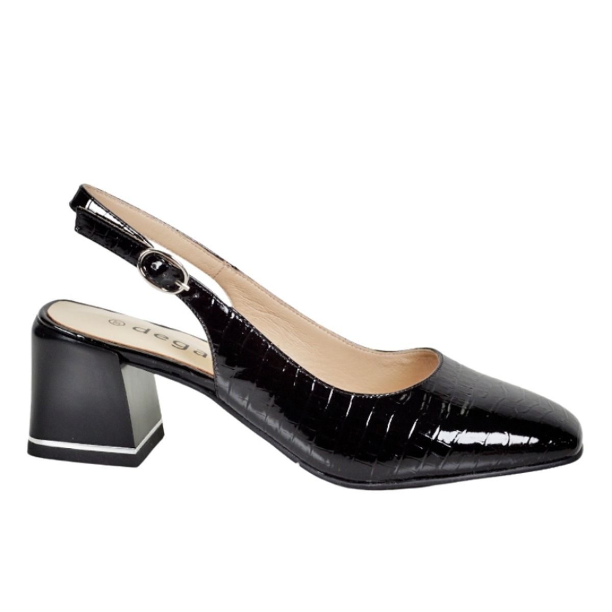 DEGAS - Zapato Cuero Asenat Negro DEGAS