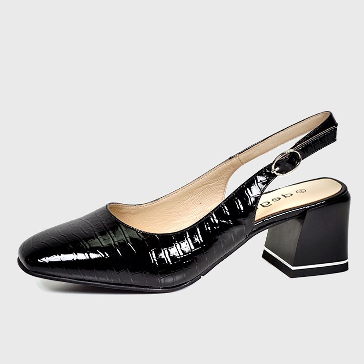 DEGAS - Zapato Cuero Asenat Negro DEGAS