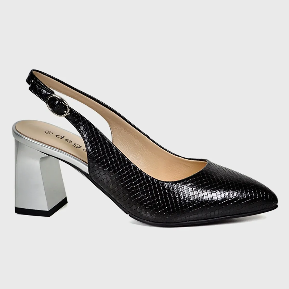 DEGAS - Zapato Cuero Glannis Negro DEGAS