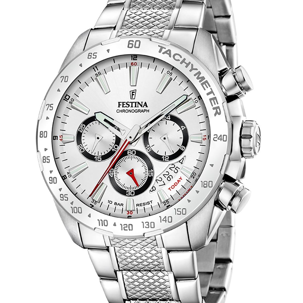 FESTINA - Reloj F20668/1 Festina Blanco Hombre Timeless Chronograph