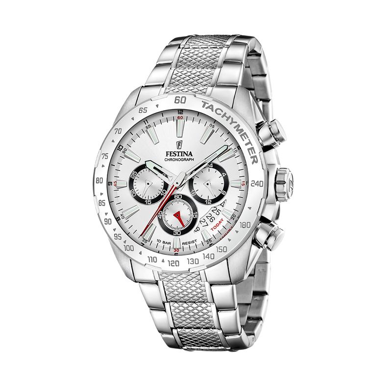 FESTINA - Reloj F20668/1 Festina Blanco Hombre Timeless Chronograph