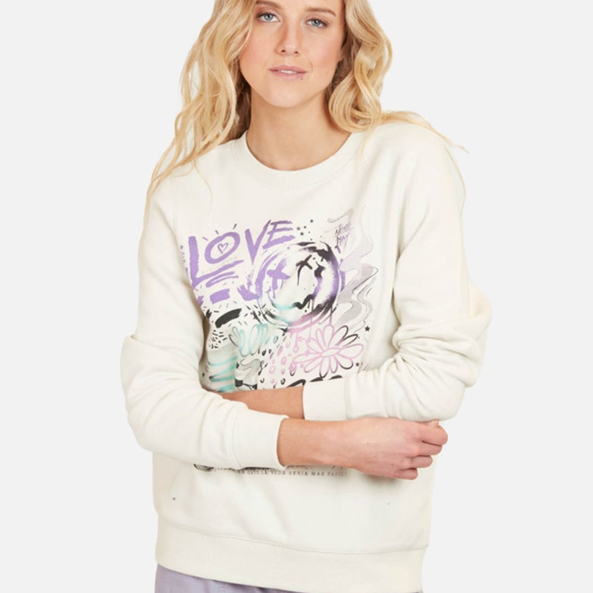 MAUI AND SONS - Poleron Fifth Of May Mujer Blanco