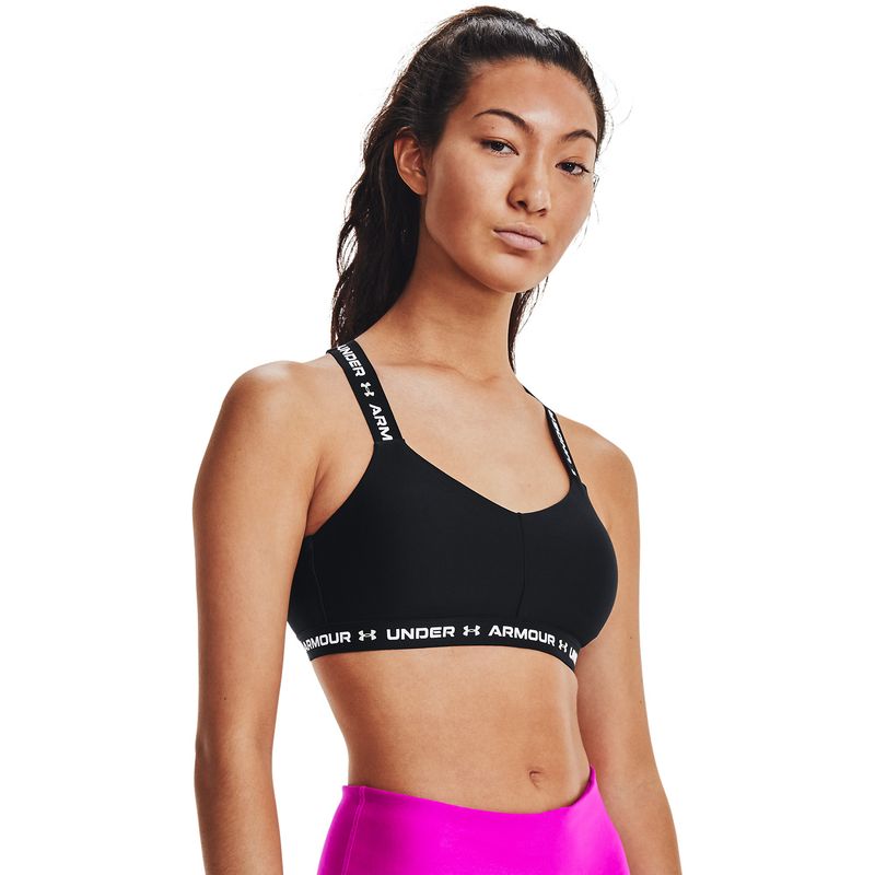 UNDER ARMOUR - Peto Mujer Ua Crossback Low-Blk Negro UNDER ARMOUR