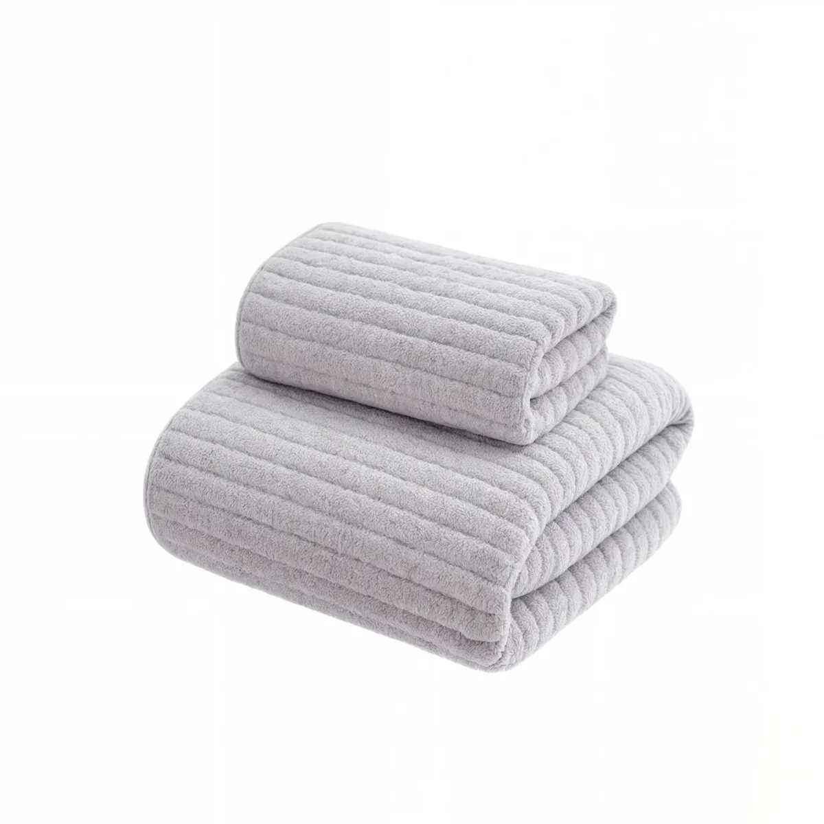 GENERICO - toallas de baño toalla de mano microfibra 35x75cm GRIS