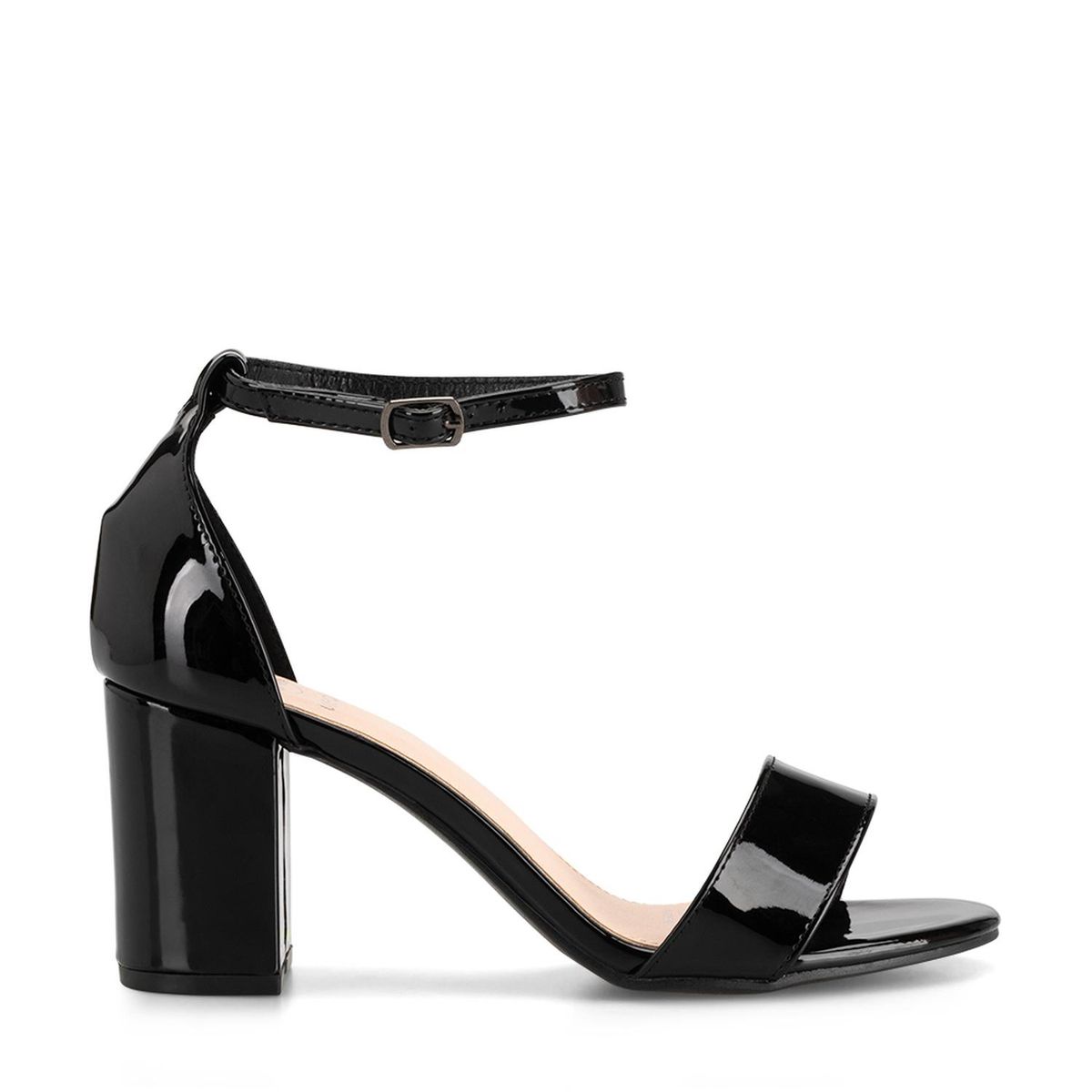 WEIDE - Sandalia Casual Taco Alto Negra Mujer Weide GH80