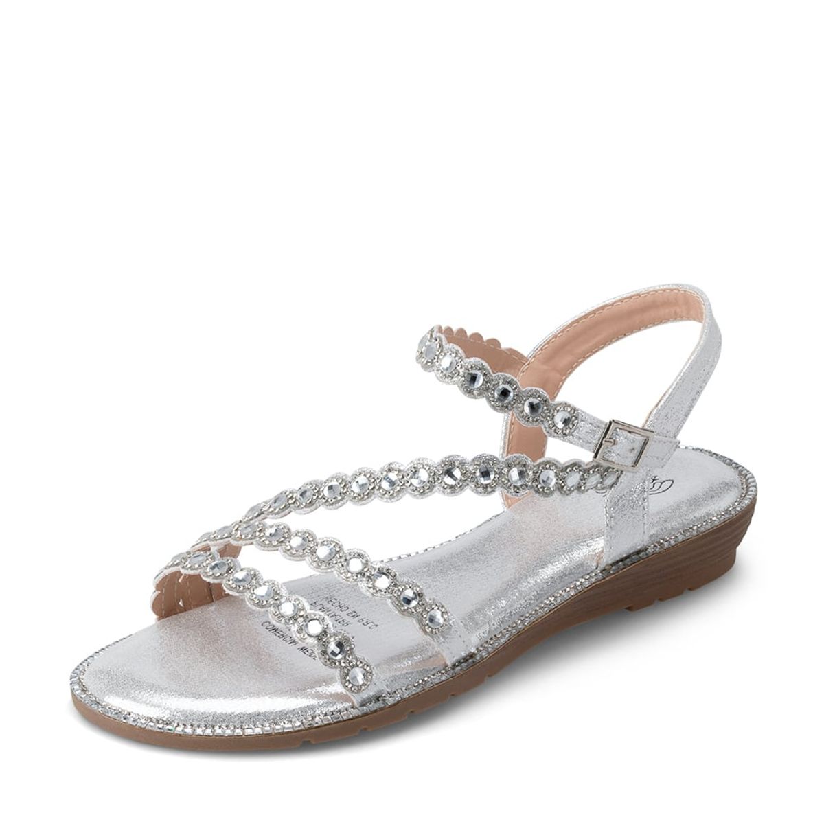 WEIDE - Sandalias Priscila Plateado Weide