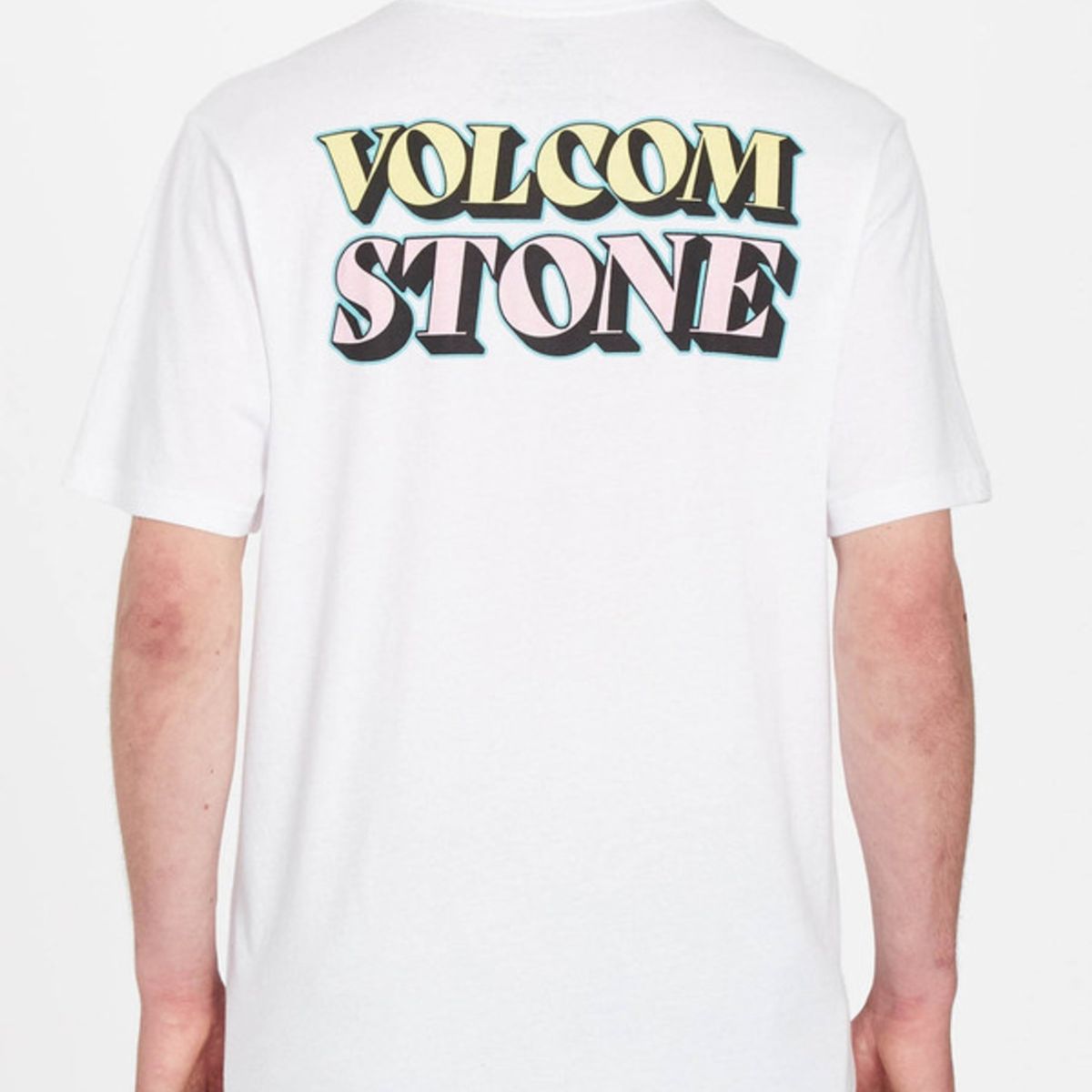 VOLCOM - Polera Stript Blanco Hombre Volcom