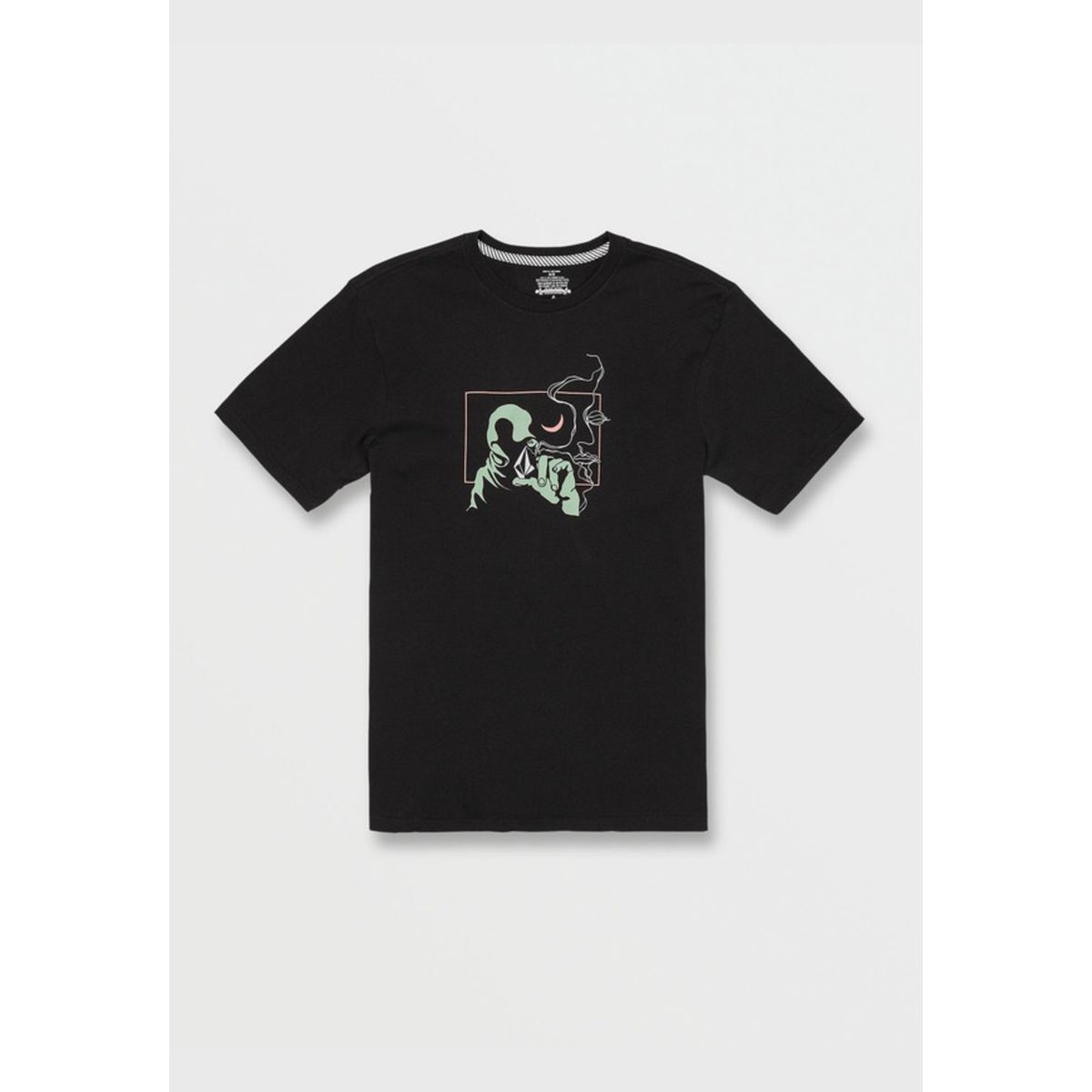 VOLCOM - Polera Skate Vitals Axel Negro Hombre Volcom
