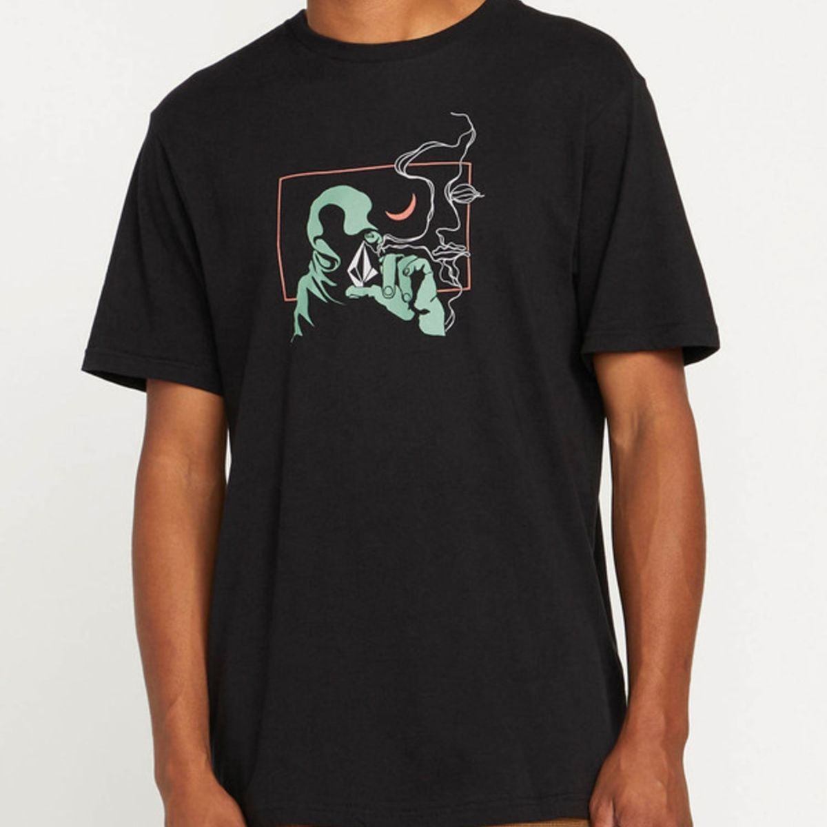 VOLCOM - Polera Skate Vitals Axel Negro Hombre Volcom