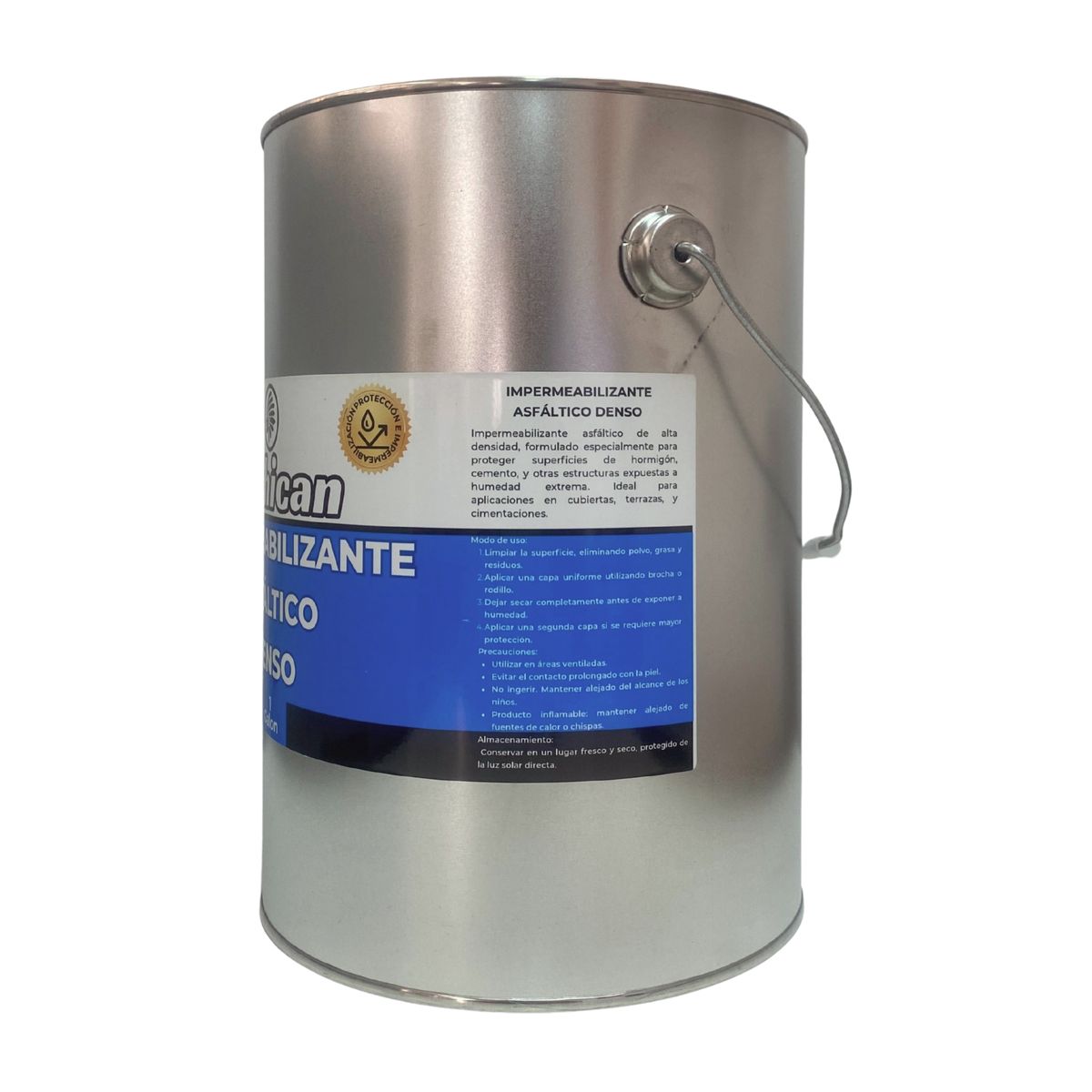 MOHICAN - IMPERMEABILIZANTE ASFÁLTICO DENSO 1 GALON MOHICAN