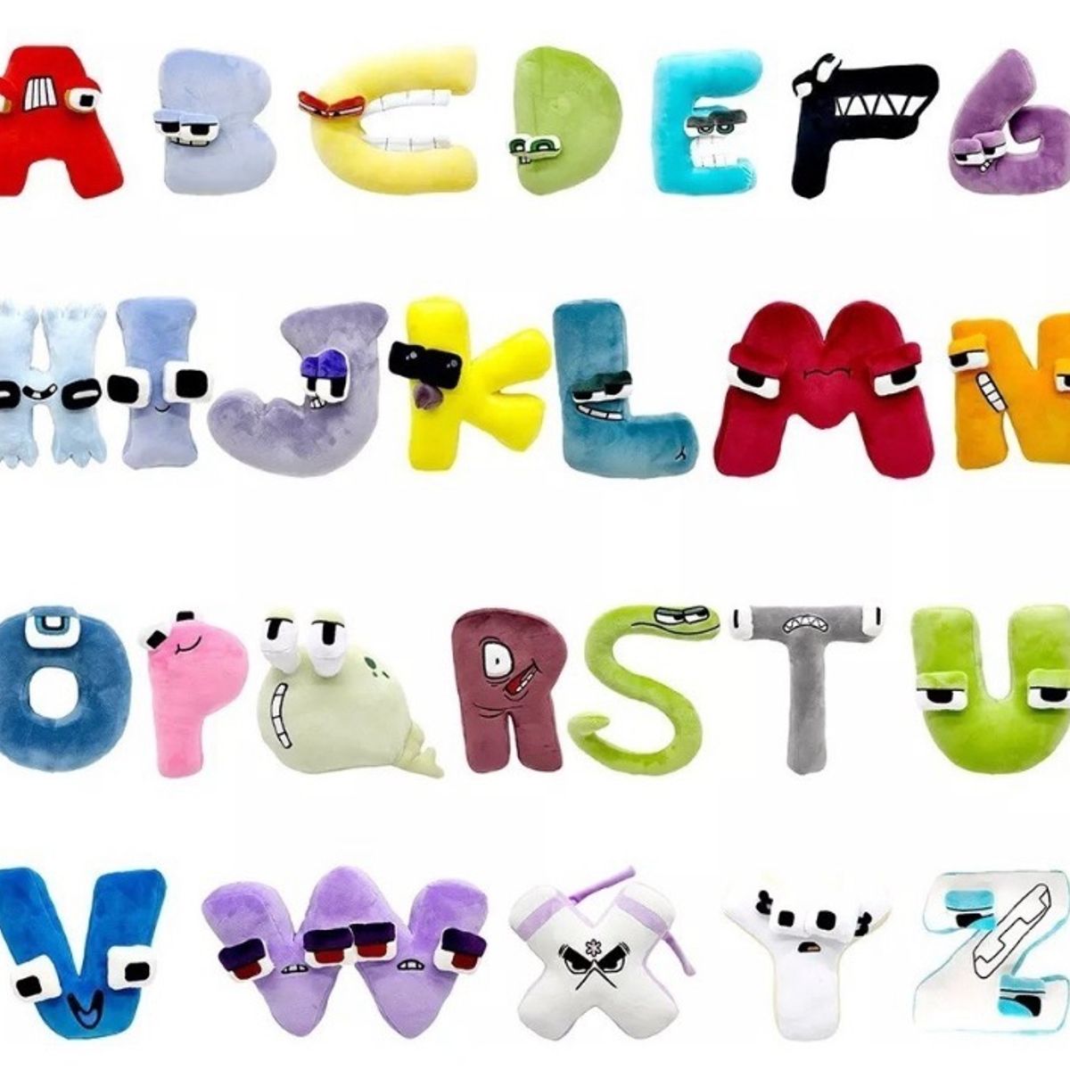 GENERICO - Alfabeto Lore Abcdario Completo 26 peluches