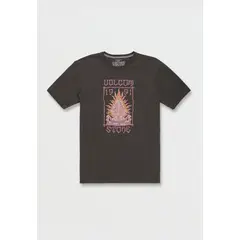 VOLCOM - Polera Caged Stone Negro Hombre