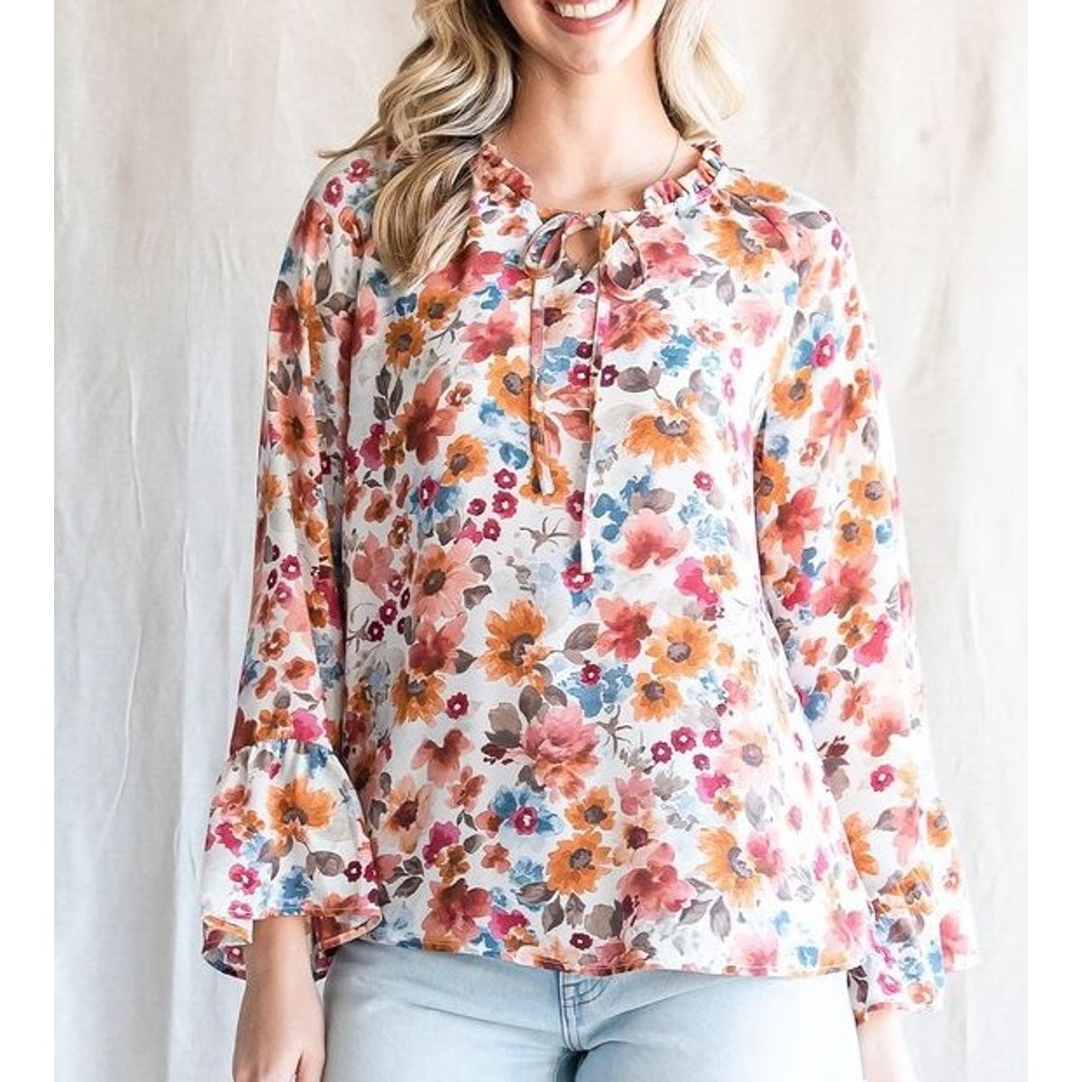 ARRAKASTA - Blusa estampada talla SM