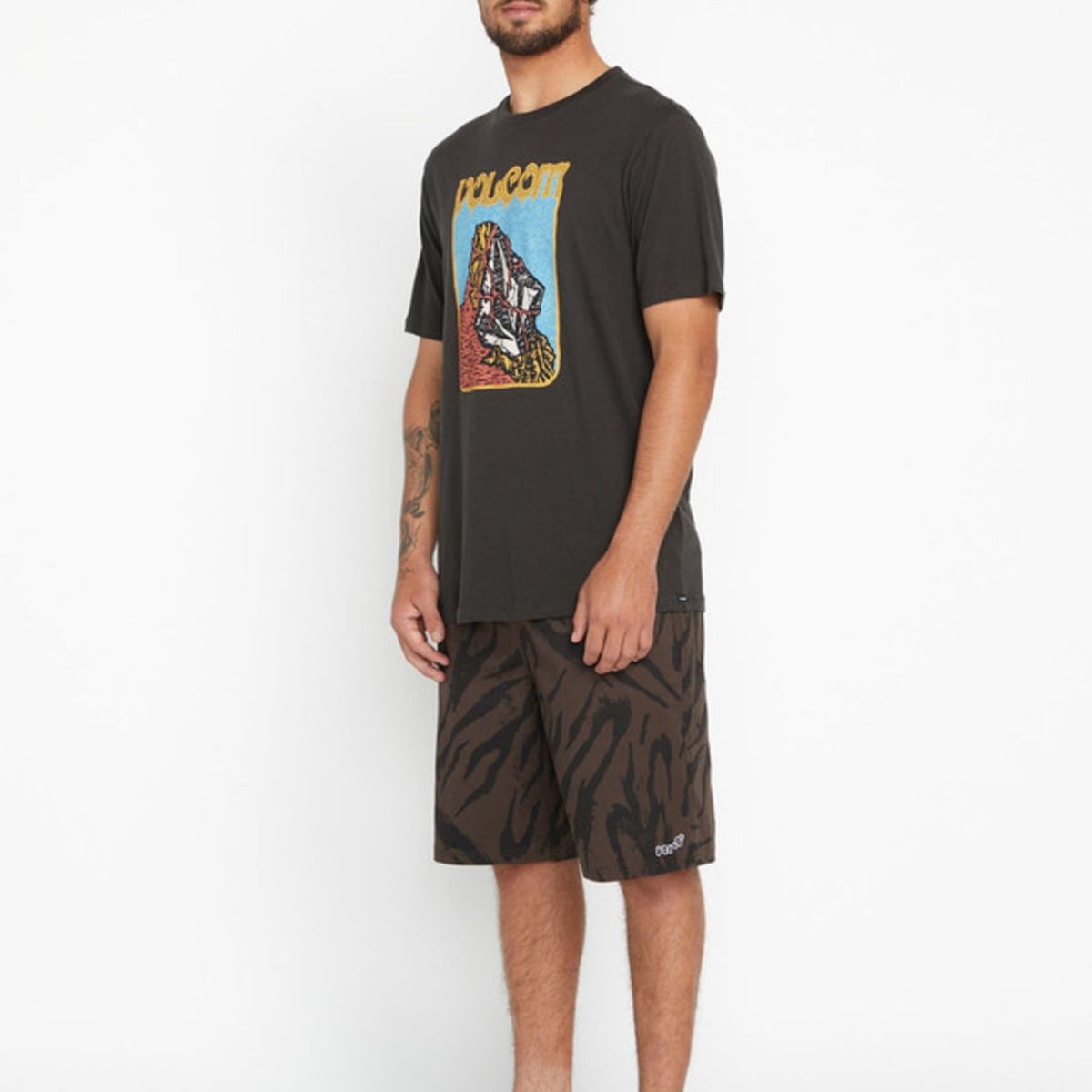 VOLCOM - Polera Submerged Negro Hombre Volcom