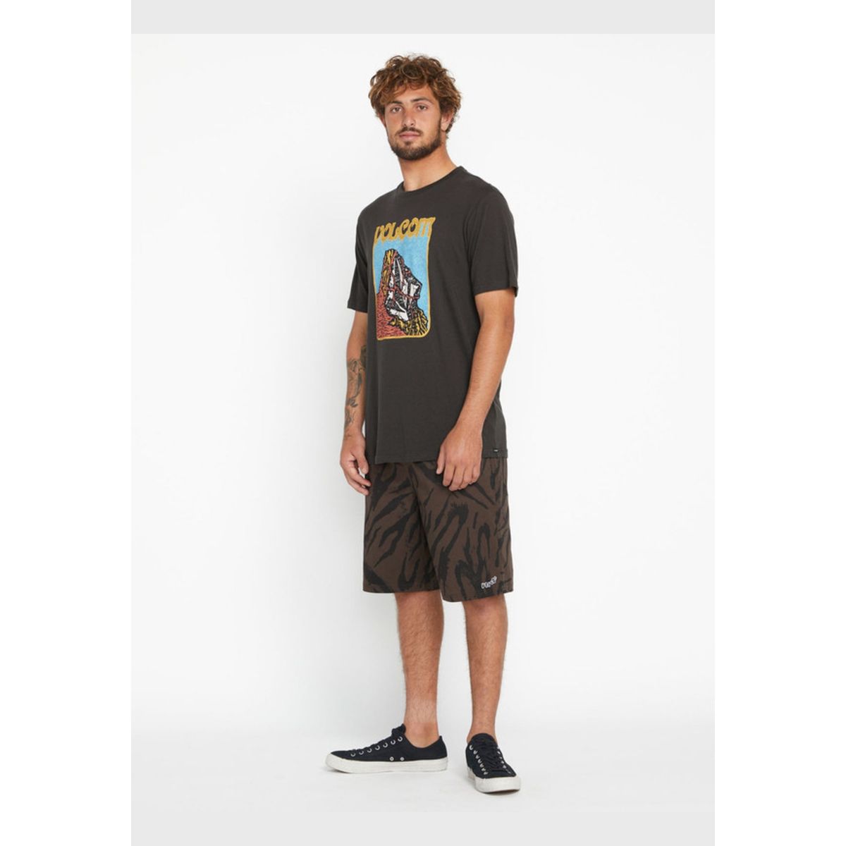 VOLCOM - Polera Submerged Negro Hombre Volcom