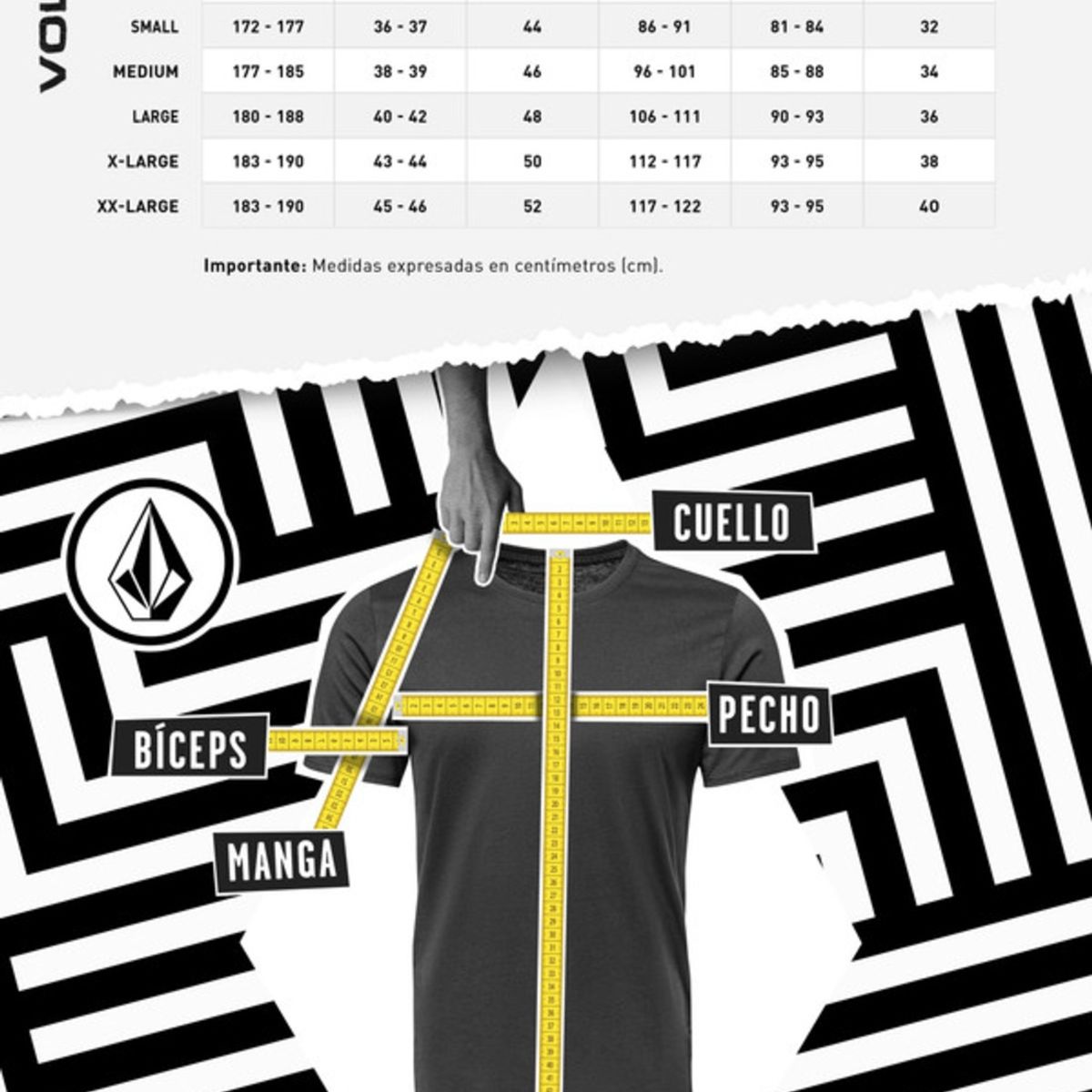 VOLCOM - Polera Submerged Negro Hombre Volcom