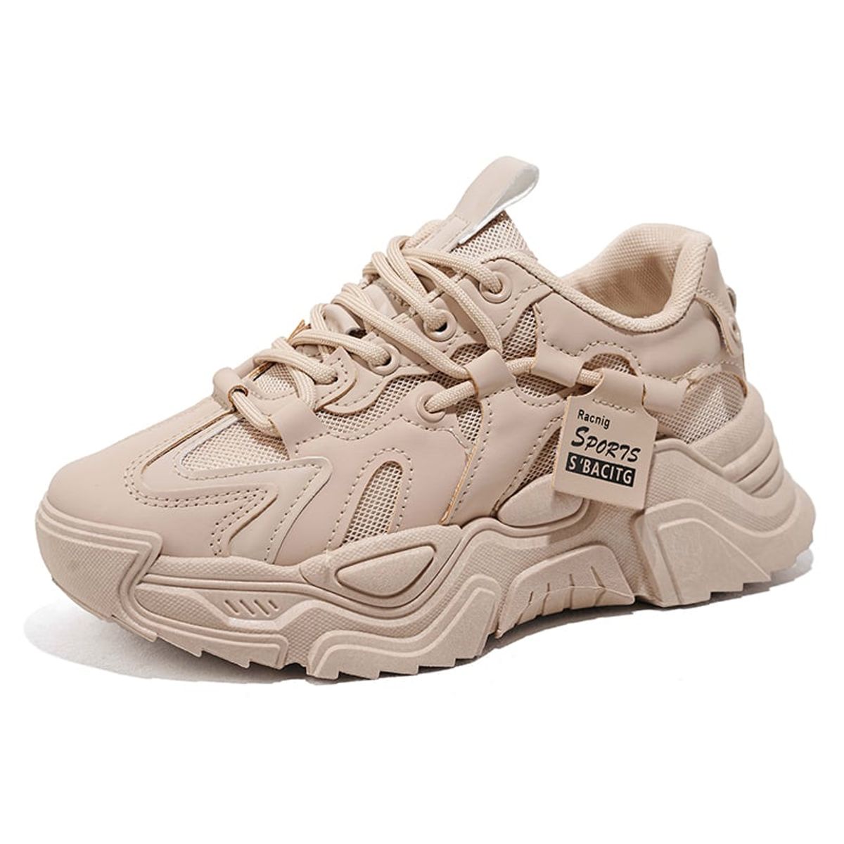 SHANDIAN - Zapatillas Deportivas Plataforma Mujer