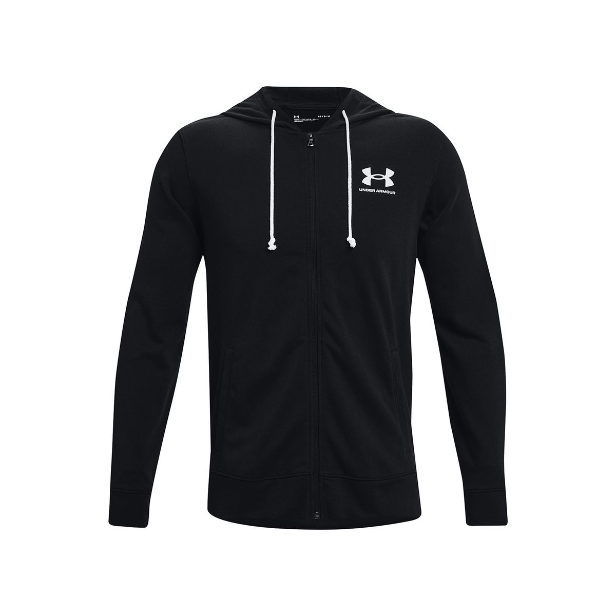 UNDER ARMOUR - Polerón full zip Rival Terry hombre Negro UNDER ARMOUR