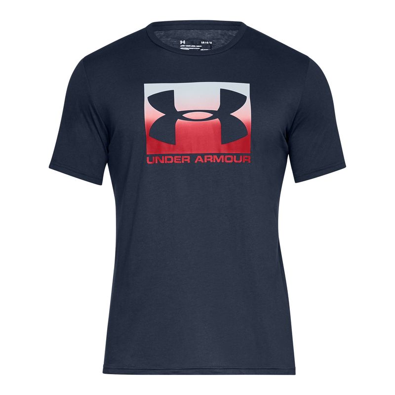 UNDER ARMOUR - Polera M/C Hombre Boxed Sportstyle Ss Azul UNDER ARMOUR