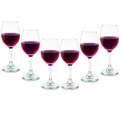 CRISTAR - Copas de Vino Tinto Versalles 300cc X6