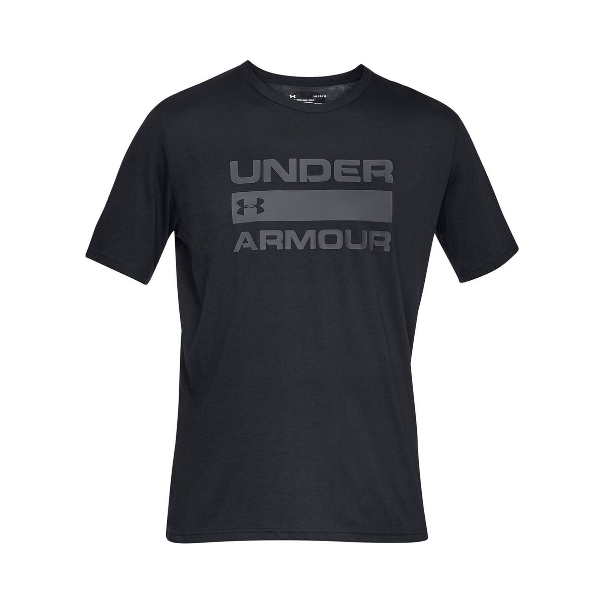 UNDER ARMOUR - Polera manga corta TeamWrdmrk hombre Negro UNDER ARMOUR