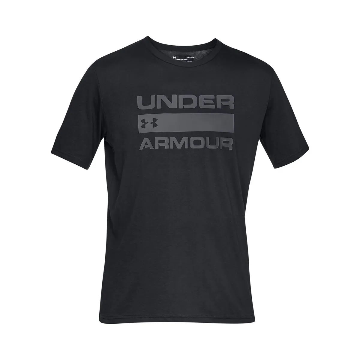 UNDER ARMOUR - Polera manga corta TeamWrdmrk hombre Negro UNDER ARMOUR