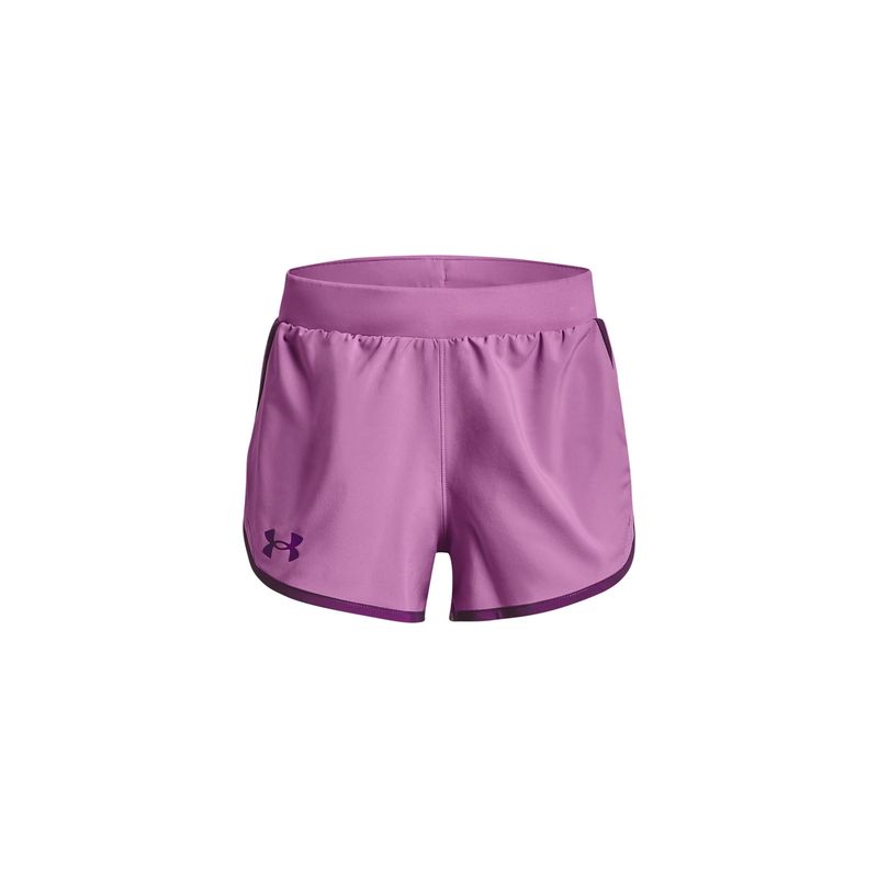 UNDER ARMOUR - Short Niña Ua Fly By Short Morado UNDER ARMOUR