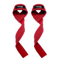 Straps Correas Levantamiento Pesas Gym Set 2 - Rojo