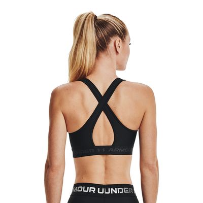 Imagen 2 del producto Peto Mujer Ua Crossback Mid Bra Negro