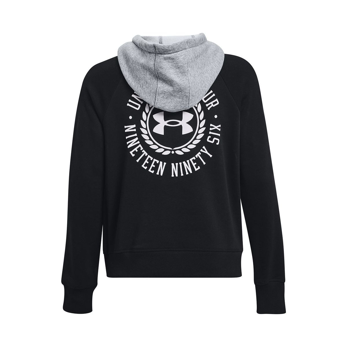 UNDER ARMOUR - Polerón Mujer Rival Flce Cb Hoodie Negro UNDER ARMOUR