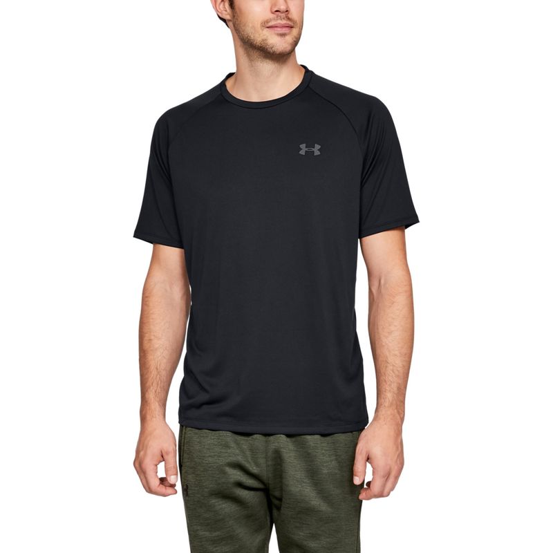 UNDER ARMOUR - Polera Hombre UA Tech 2.0 Ss Tee-B Negro UNDER ARMOUR